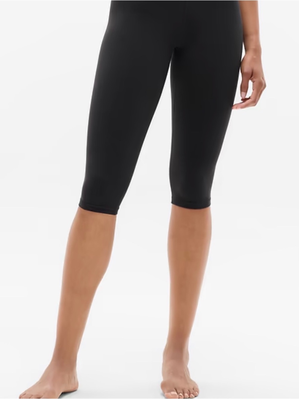 Athleta Women’s Black Capri-Length Active Leggings size large